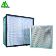 Industrielle h13 hepa luftfilter h14 flow laminar box air hapa filter